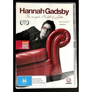 Rare Hannah Gadsby Kiss Me Quick I'm Full of Jubes Warehouse Comedy Festival